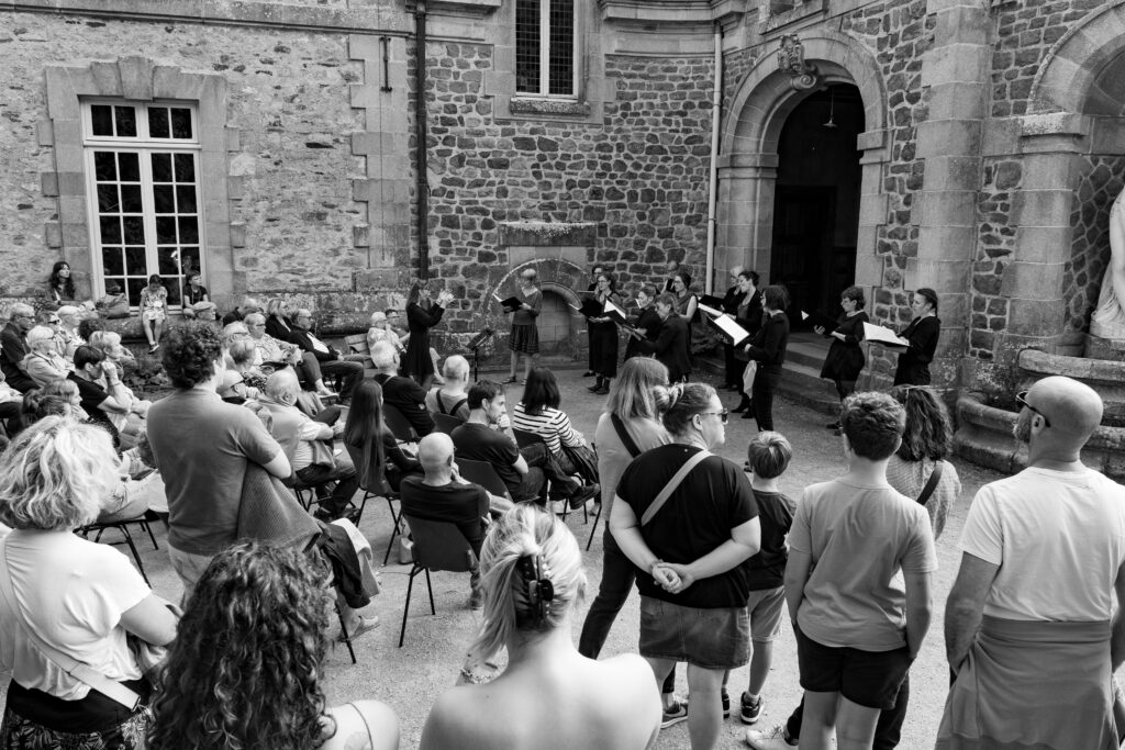Souvenirs chantants : Azulie au Château de Ligoure